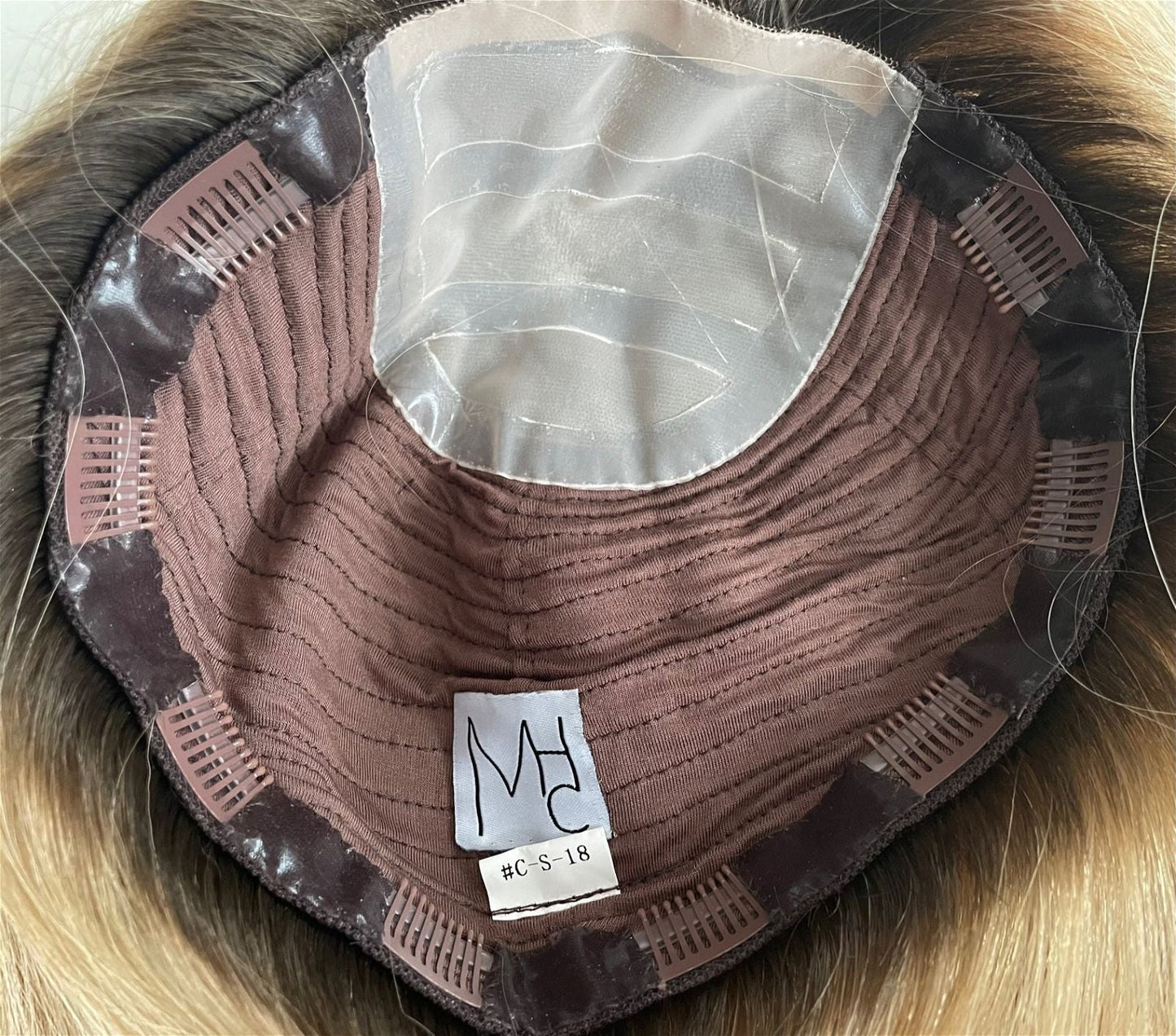 18" 9x9 Elana Wavy Closed Lace Topper