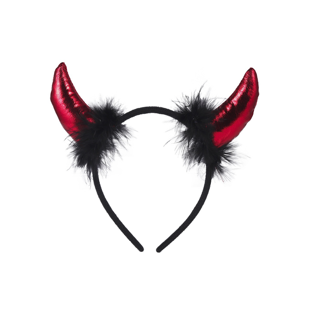 JBextension Halloween Headbands for Women, Devil Horns Headband, Cosplay Party Costume Headband 1pcs