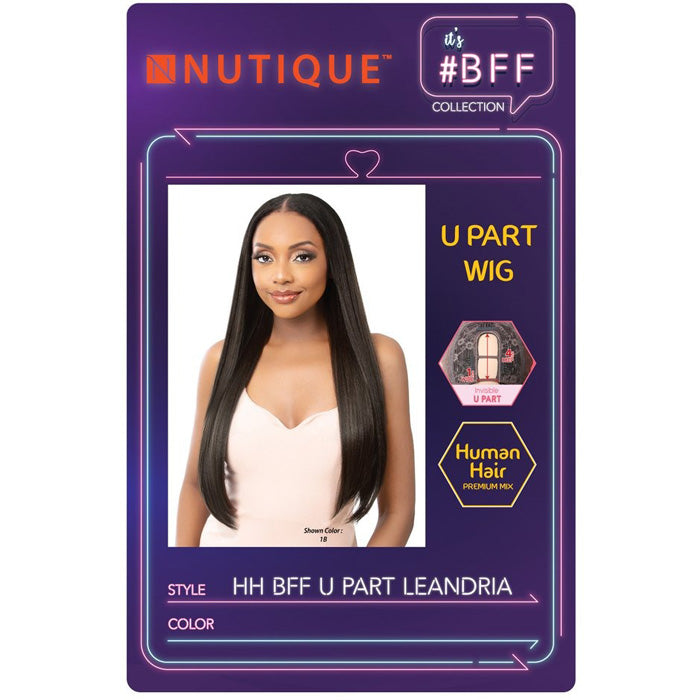Nutique BFF Human Hair Premium Mix U-Part Wig - LEANDRIA