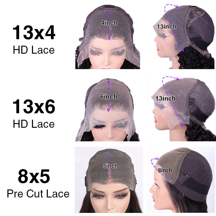 Blonde Highlights Body Wave With Bangs Glueless 13×4 Lace Front Wigs Human Hair