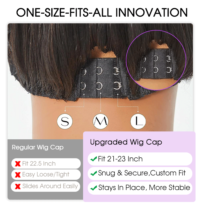 #4 Chocolate Brown Color Glueless Ready & Go Wig 8*5 Pre Cut HD Lace Closure Wigs