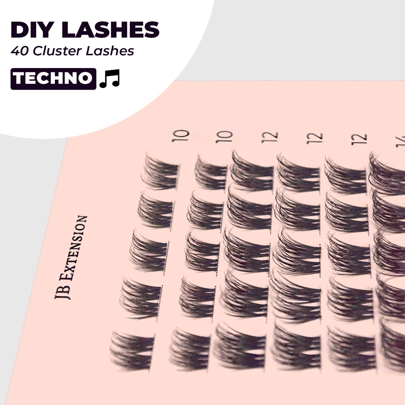 JBEXTENSION DIY EYELASHES - TECHNO( Individual Lashes)