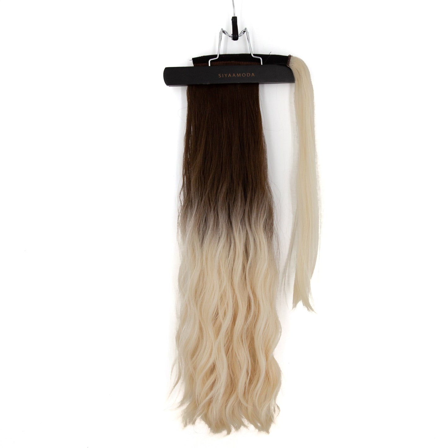 27" Body Wave Ponytail Clip-in BALAYAGE BLONDE