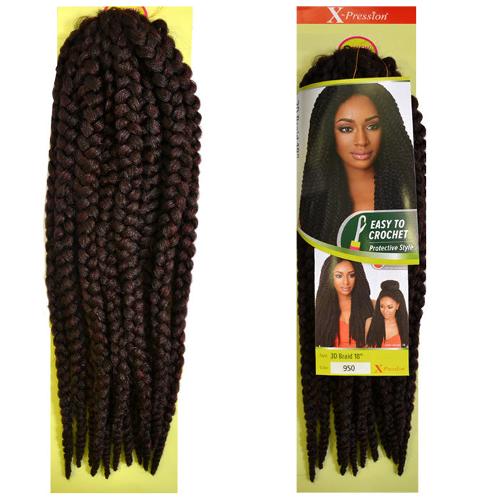 Outre X-Pression Crochet Braid - 3D BRAID 24"