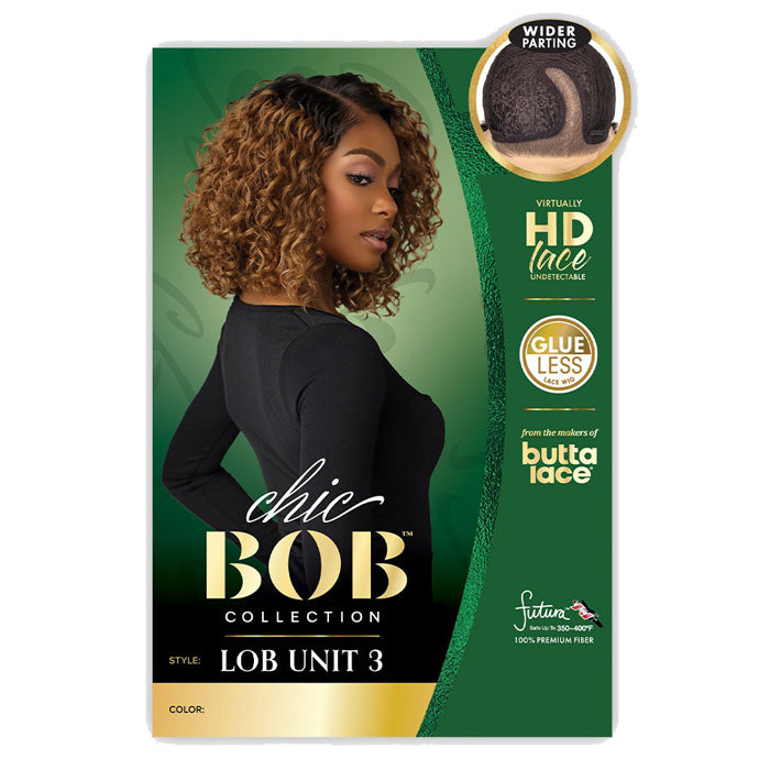Sensationnel Butta Lace Chic Bob Collection Glueless HD 5" Deep Lace Front Wig - LOB UNIT 3