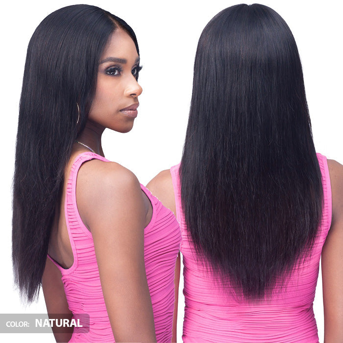 Bobbi Boss 100% Unprocessed Human Hair 13x4 Pre-Plucked HD Lace Front Wig - MHLF553 IMANI 22"