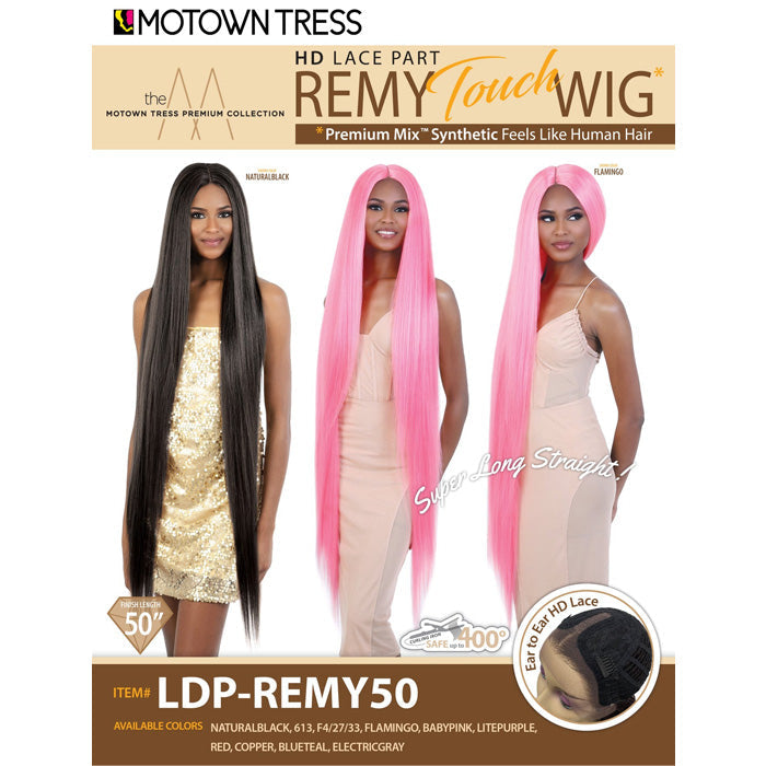 Motown Tress Remy Touch Wig HD Lace Deep Part Wig - LDP-REMY 50"