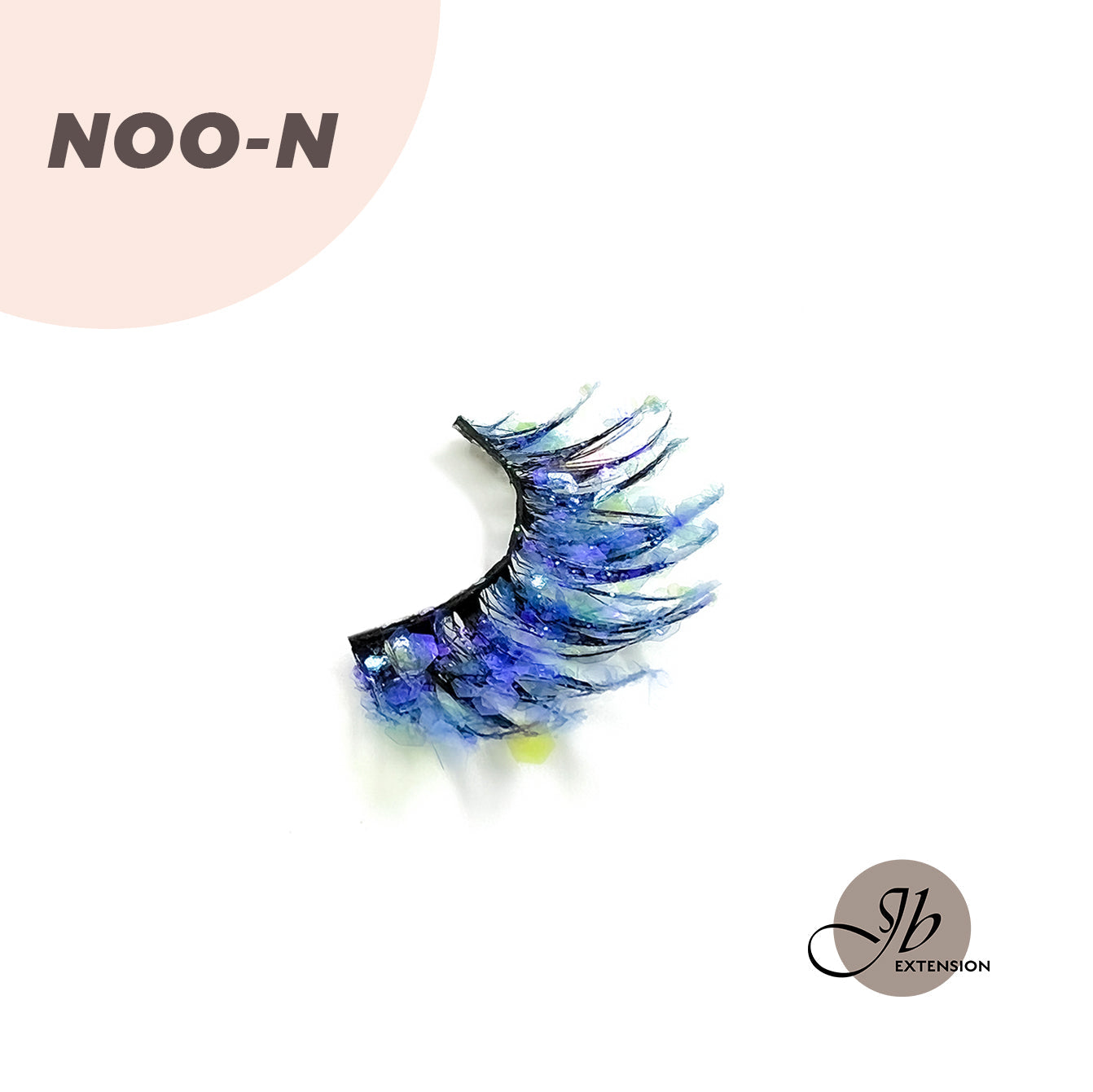 3D Color Luminous Fluffy Eyelashes NOO-N teletubbies