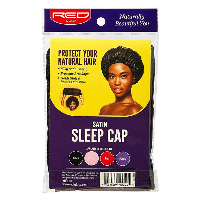 RED by Kiss SATIN SLEEP CAP