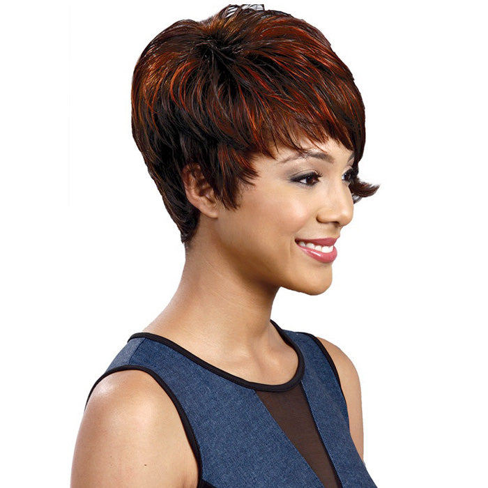Bobbi Boss Maxxim Human Hair Blend Full Wig - MB1200 RHONA