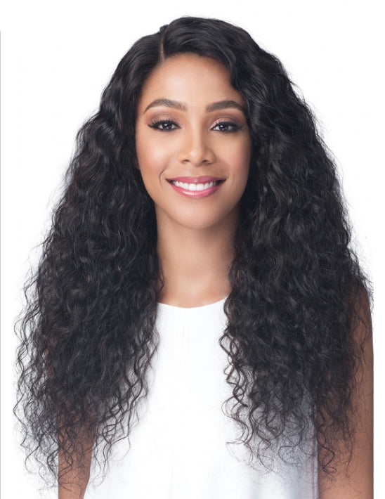 Bobbi Boss Unprocessed Virgin Remy Bundle Hair Full Lace Wig BNGLWNC28 Natural Curl 28"