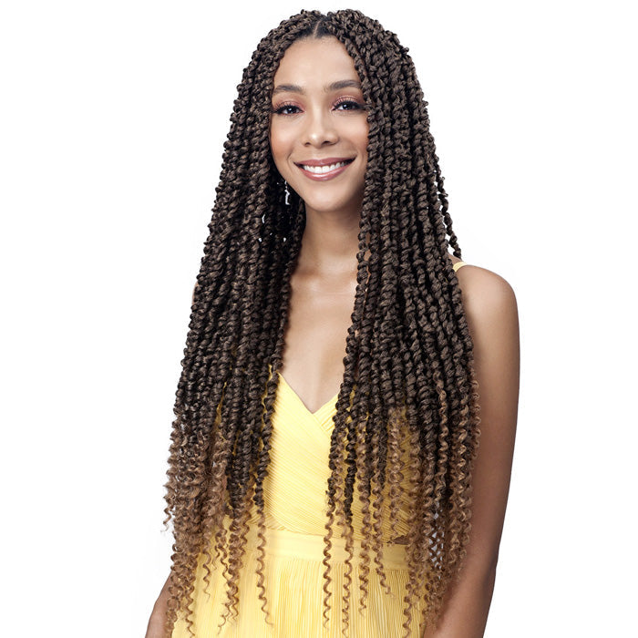 Bobbi Boss Pre-Looped Crochet Braid - NU LOCS SPRING TWIST 2X 26"