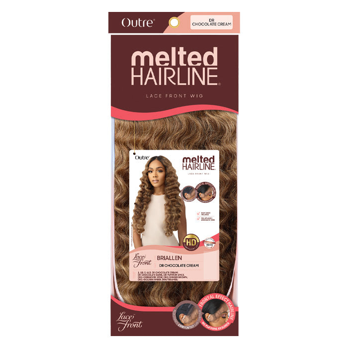 Outre Synthetic Melted Hairline Layered Wavy HD Lace Front Wig - BRIALLEN