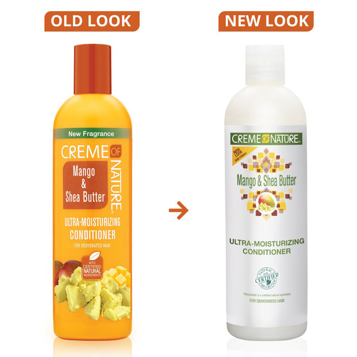 Creme of Nature Ultra-Moisturizing Conditioner For Dehydrated Hair - MANGO & SHEA BUTTER 12 oz
