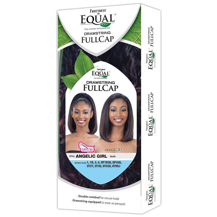 Freetress Equal Drawstring Fullcap Half Wig - ANGELIC GIRL