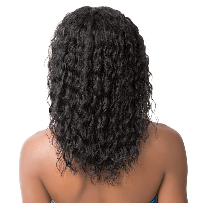 It's a Wig Human Hair Swiss Lace Front Wig WET N WAVY FRENCH DEEP WATER