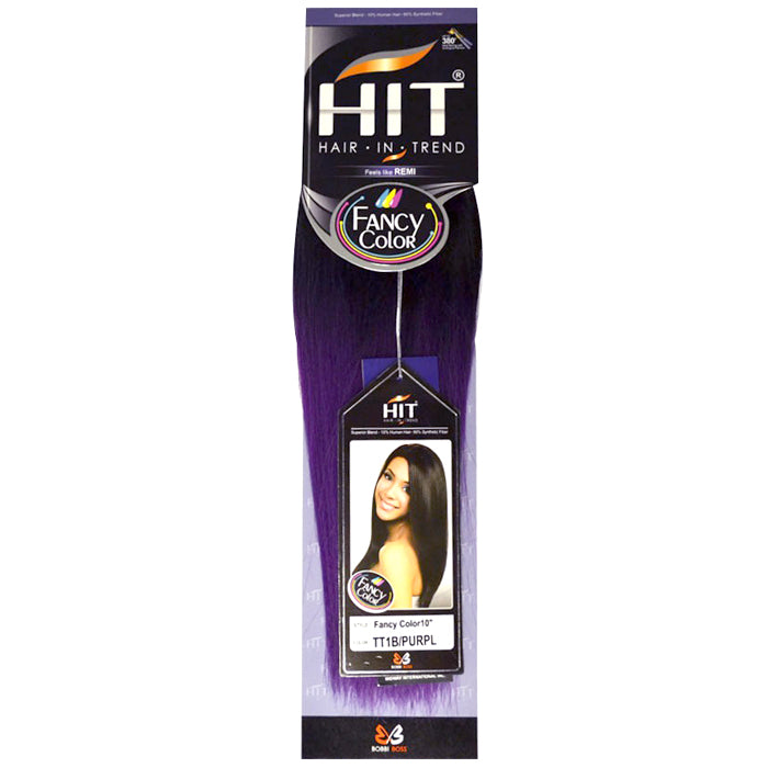 Bobbi Boss Hit Fancy Color Human Hair Weave - YAKY 10-18"