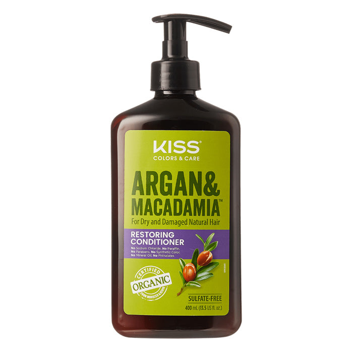 Kiss Colors & Care Argan and Macadamia Conditoner 13.5 fl oz