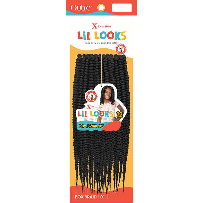 Outre X-Pression LiL Looks Crochet Loop Braid - BOX BRAID 10"