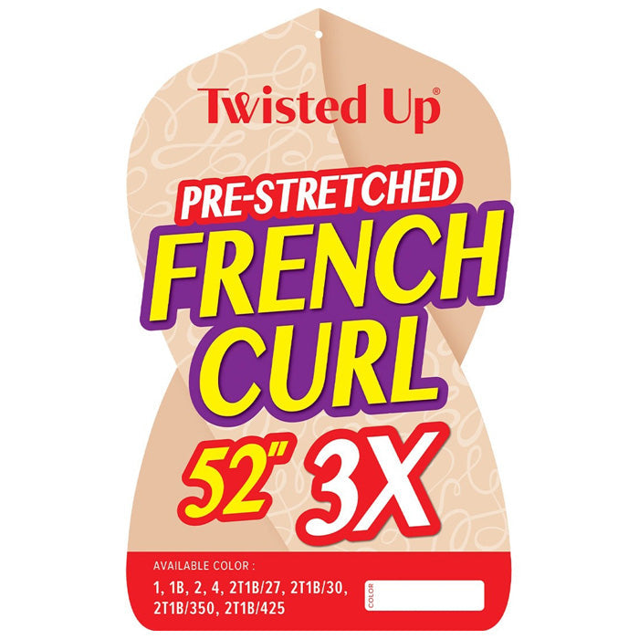 Outre X-Pression Twisted Up Pre-Stretched Braid - FRENCH CURL 52" 3X