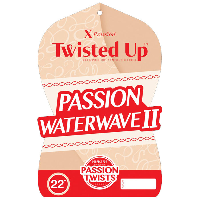 Outre X-Pression Twisted Up Crochet Braid - PASSION WATERWAVE II 22"