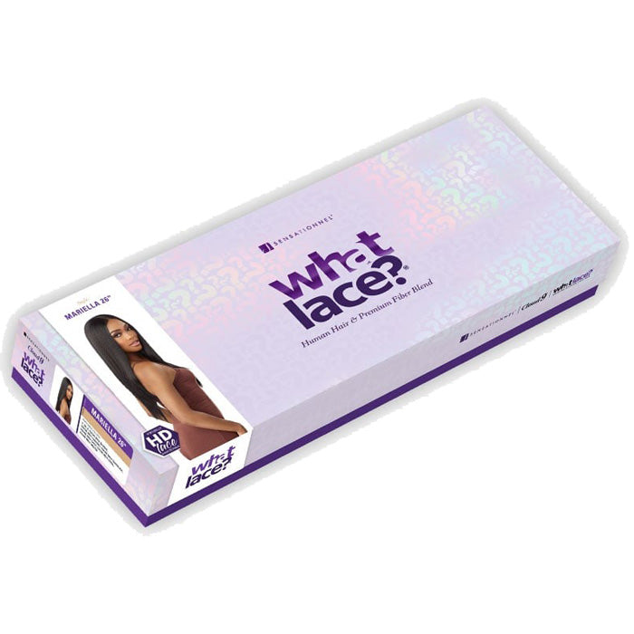 Sensationnel What Lace Human Hair Blend 13X6 HD Lace Front Wig - MARIELLA 26"