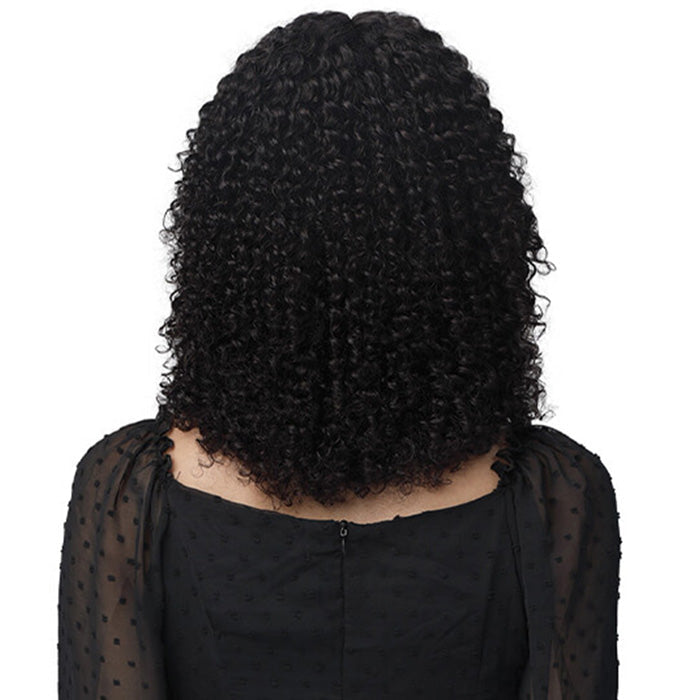 Bobbi Boss 100% Unprocessed Human Hair Wet & Wavy HD 5.5" Deep Lace Part Wig - MHLF442 MONA