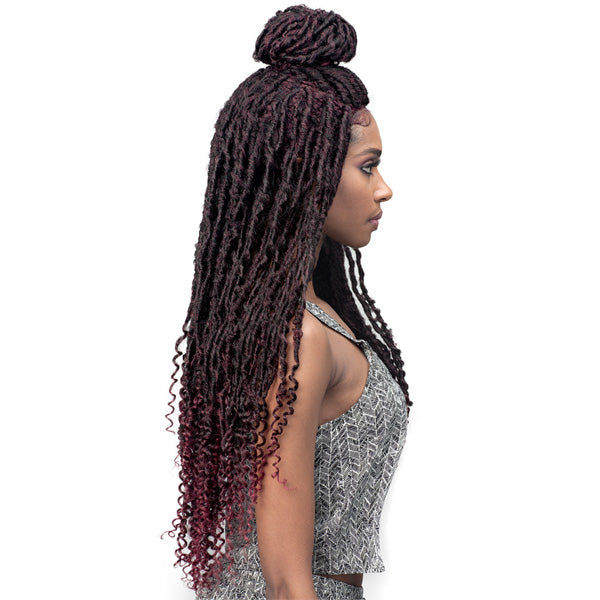 Bobbi Boss Faux Loc Curly Lace Front Wig MLF519 ZALA