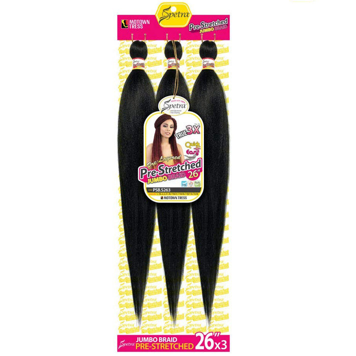 Motown Tress Spectra Pre Stretched Braid - PSBS263 26" 3X