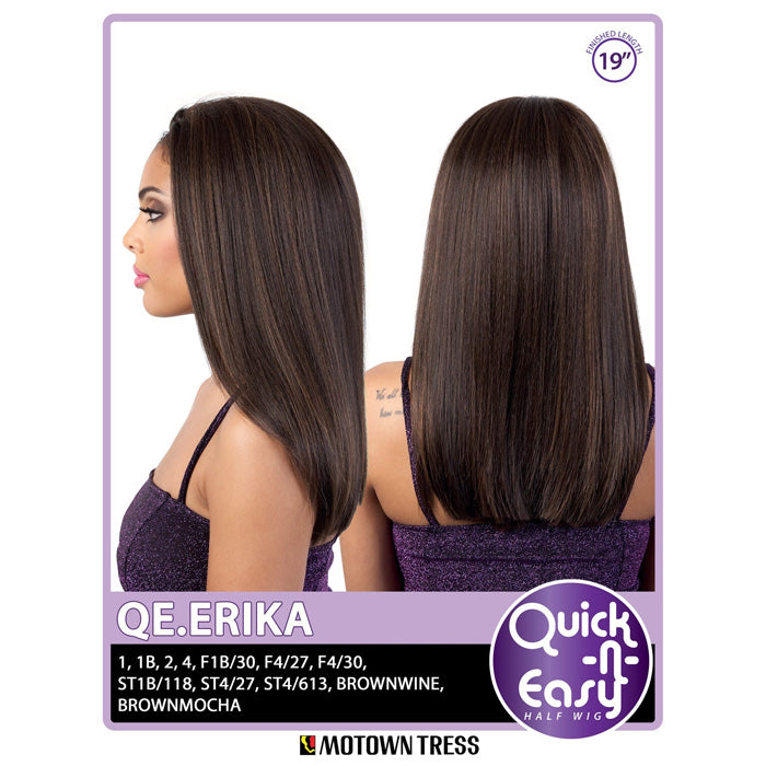 Motown Tress Quick N Easy Half Wig - QE.ERIKA