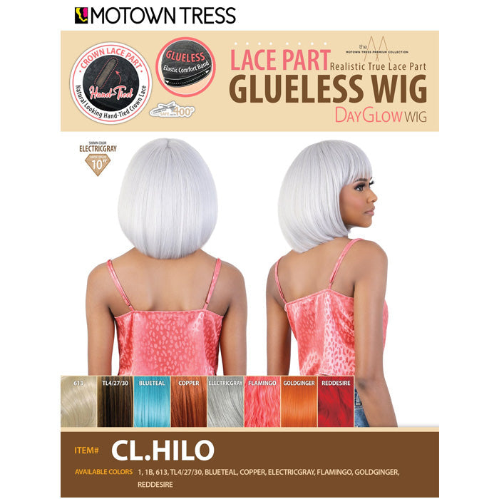 Motown Tress Day Glow Wig Glueless Lace Part Wig - CL.HILO