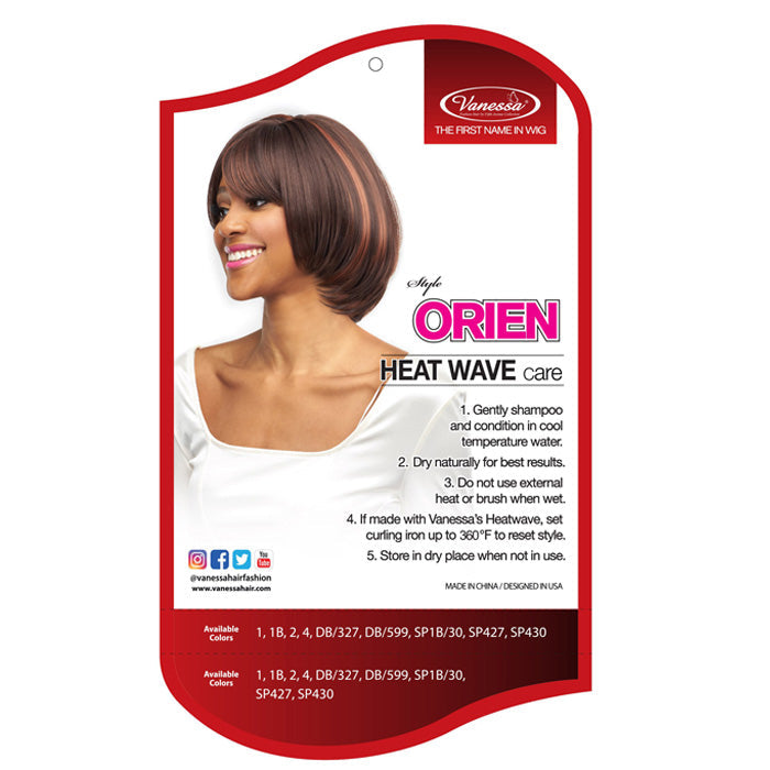 Vanessa Full Cap Wig - ORIEN