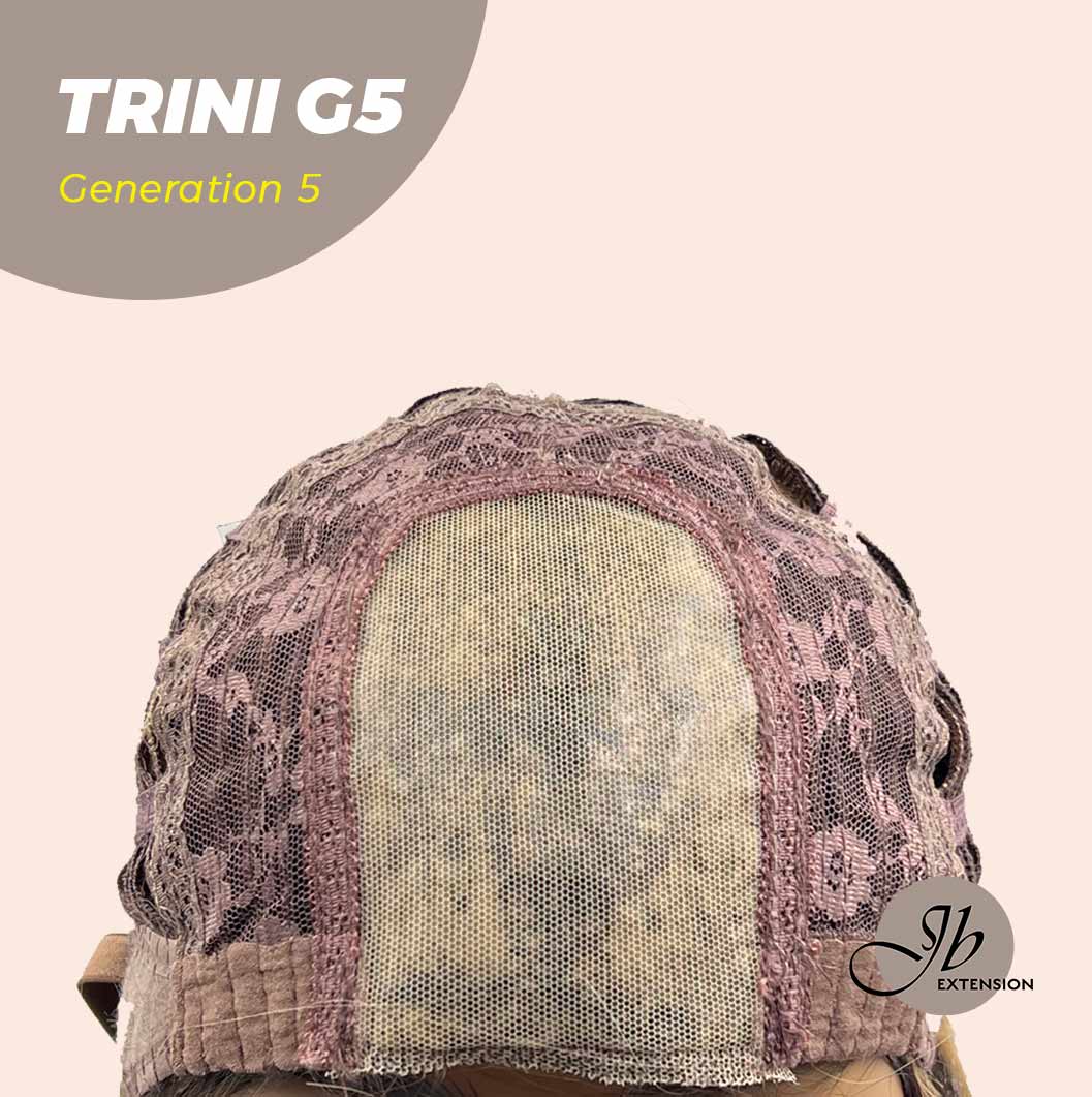 JBEXTENSION GENERATION FIVE 24 Inches Dark Brown With Highlight Women Wig TRINI G5