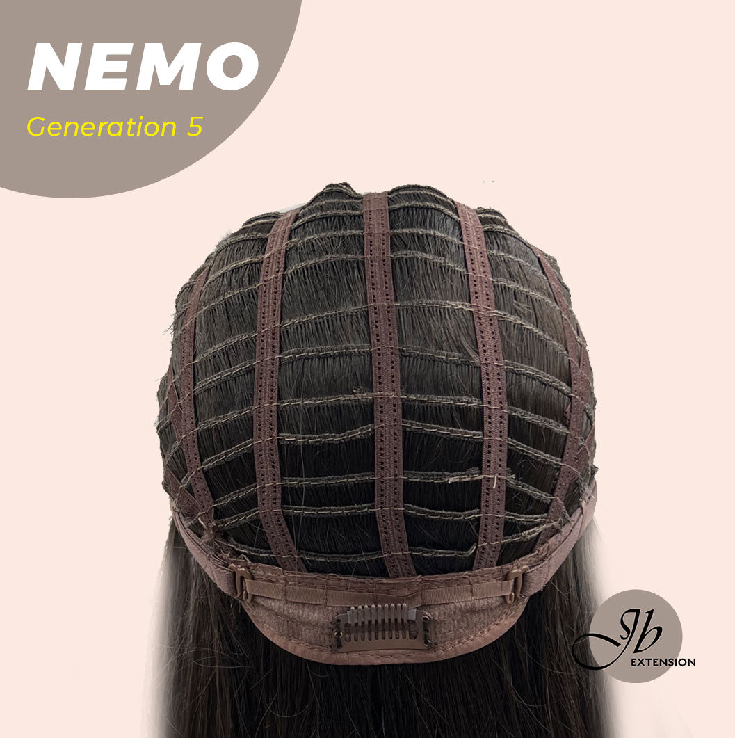 JBEXTENSION GENERATION FIVE 28 Inches Hime Cut Midnight Brown( Black/Brown) Wig NEMO G5