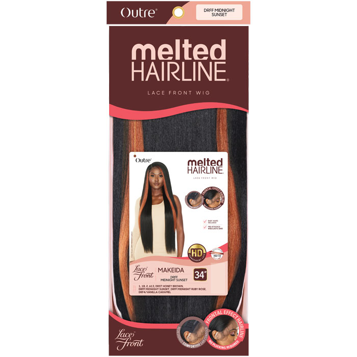 Outre Melted Hairline Glueless 5" Deep HD Lace Front Wig - MAKEIDA