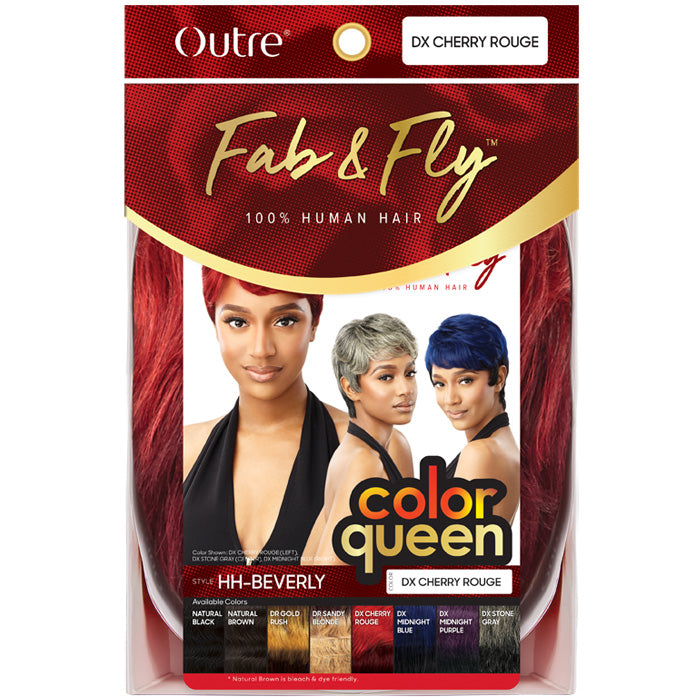 Outre Fab & Fly 100% Human Hair Full Cap Wig - BEVERLY