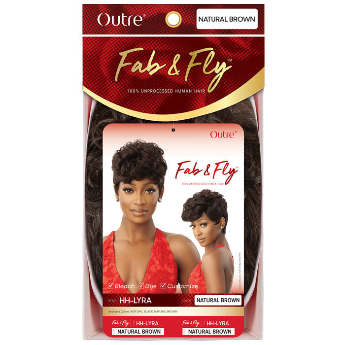 Outre Fab & Fly 100% Unprocessed Human Hair Full Cap Wig - HH LYRA