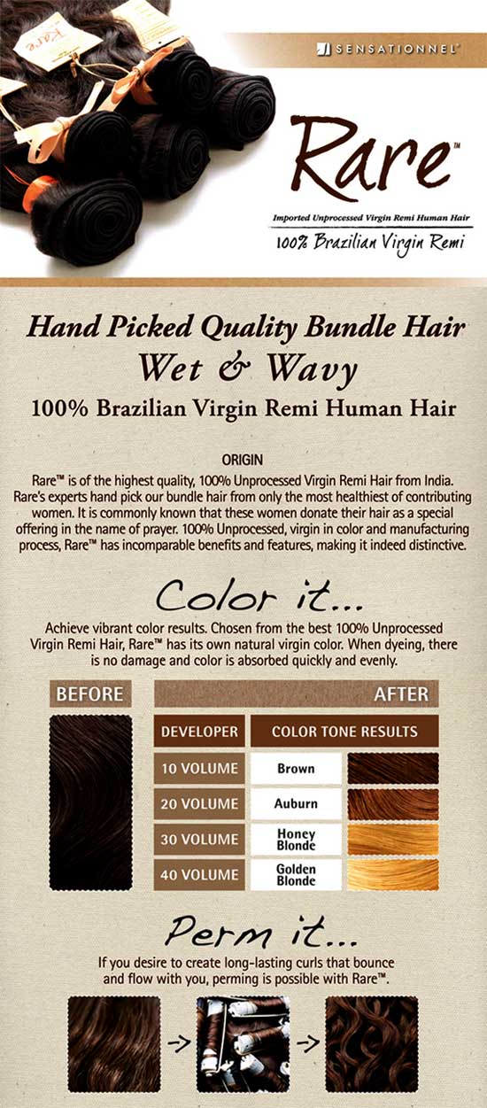 Sensationnel RARE 100% Unprocessed Virgin Remi Human Hair Weave NATURAL CURLY 20"