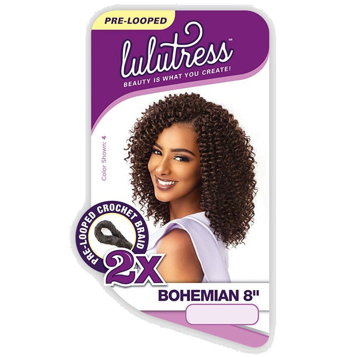 Sensationnel Lulutress Pre-Looped Crochet Braid - 2X BOHEMIAN 8"