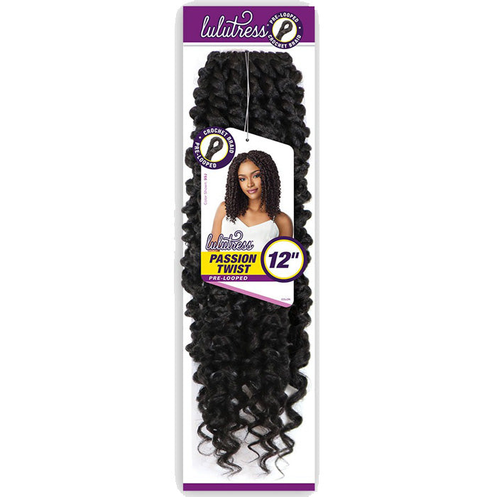 Sensationnel Lulutress Pre-Looped Crochet Braid - PASSION TWIST 12"