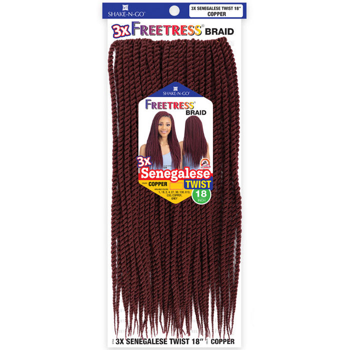 Freetress Crochet Pre-Looped Twist Braid - 3X SENEGALESE TWIST (14"/18")