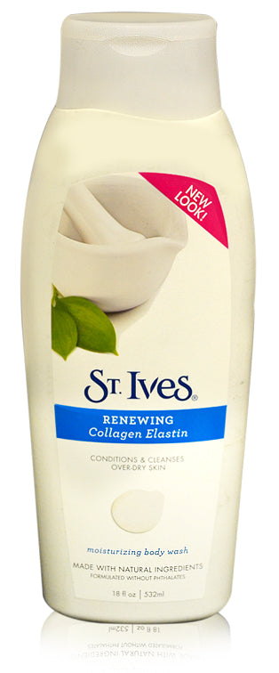 St. Ives RENEWING COLLAGEN ELASTIN Moisturizing Body Wash 18 oz