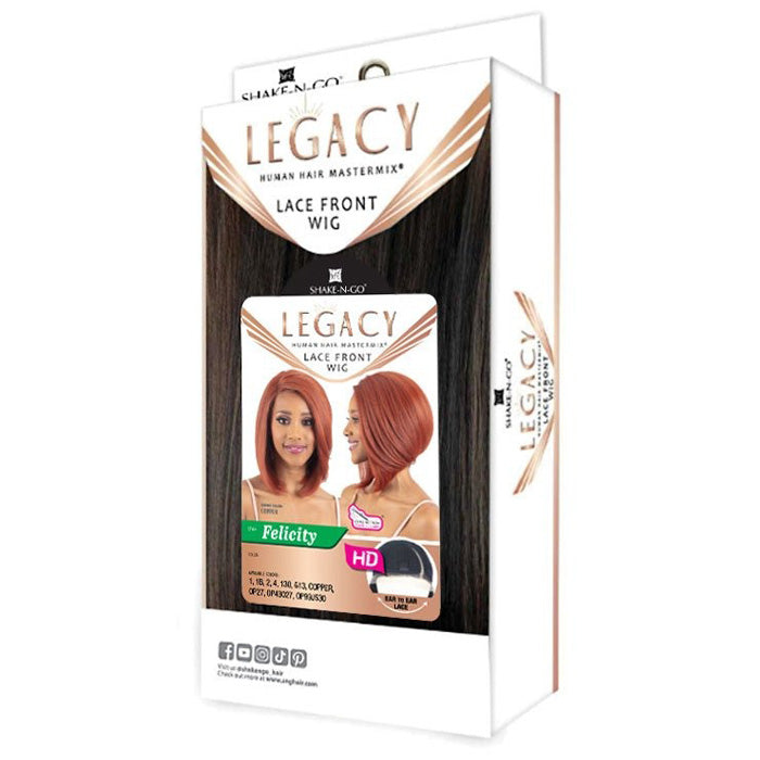 Shake N Go Legacy Human Hair Blend HD Lace Front Wig - FELICITY