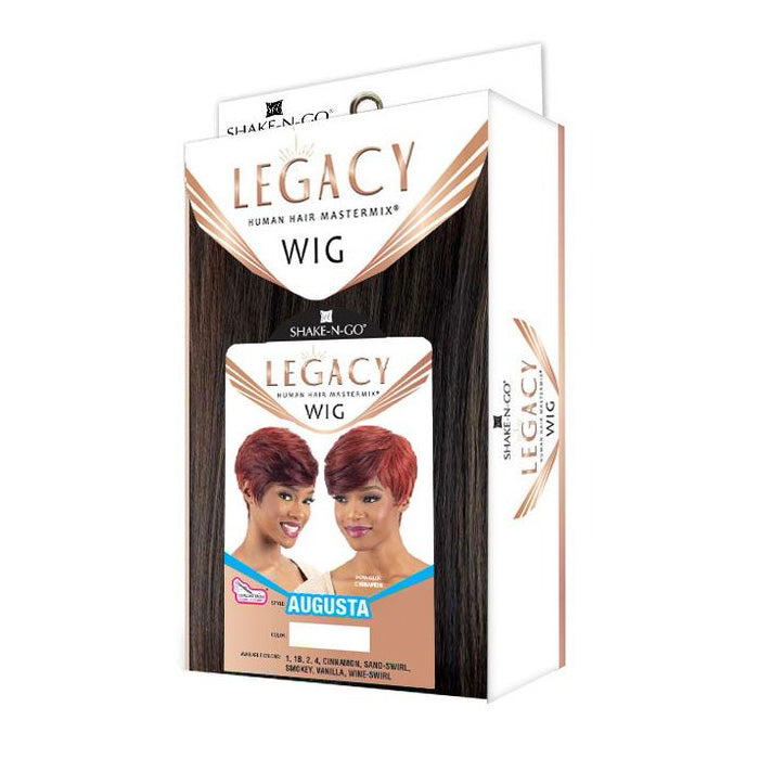 Shake N Go Legacy Human Hair Blend Full Wig - AUGUSTA