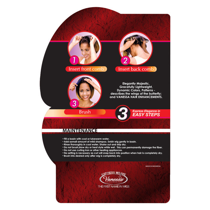 Vanessa Express Weave Half Wig - LA BLANCA