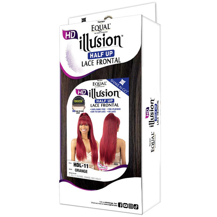 Freetress Equal HD Illusion Half Up Lace Frontal Wig - HDL-11