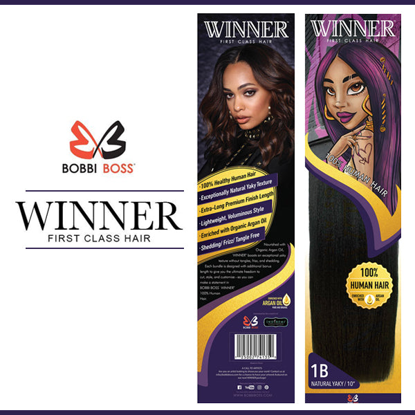 Bobbi Boss Winner 100% Human Hair Weave - SUPER BODY MP 10-18" (1 Pack Finish)