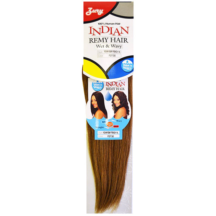 Zury Sis 100% Remy Human Hair Wet & Wavy Weave - INDIAN REMY FRENCH 10/12/14"