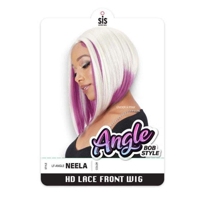Zury Sis Angle Bob Style HD Lace Front Wig - NEELA