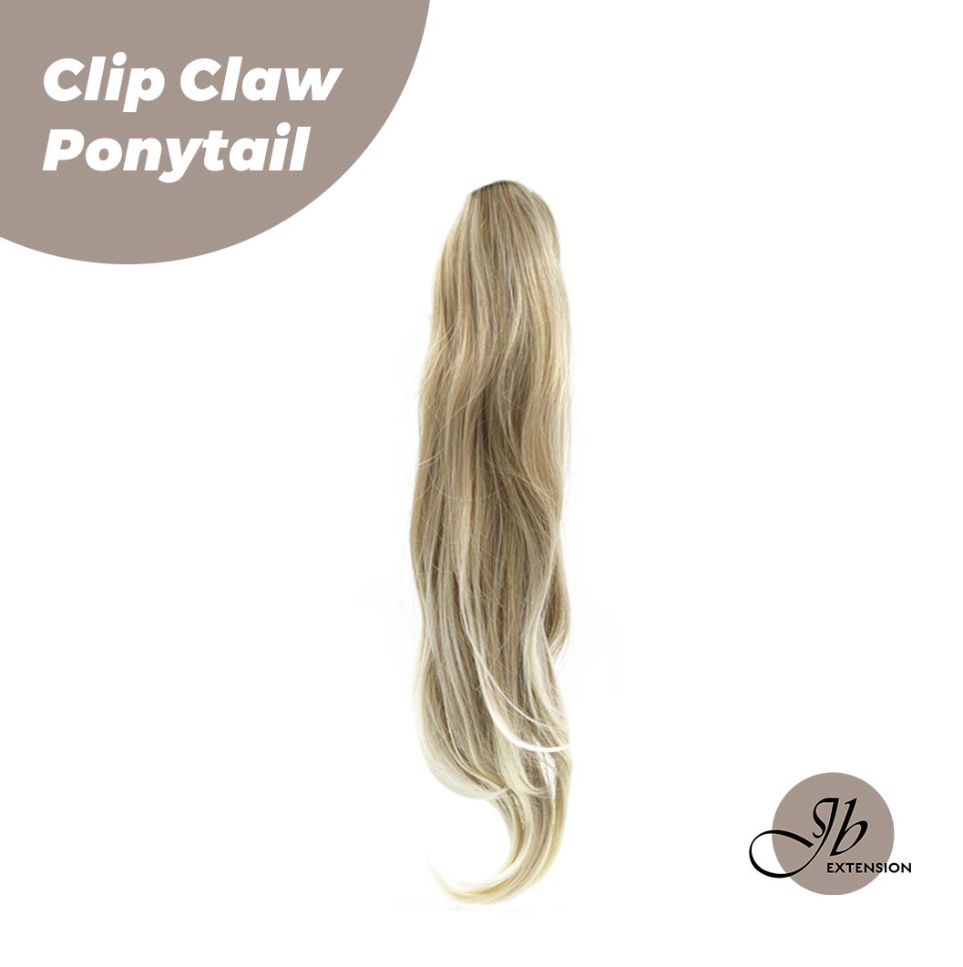JBEXTENSION 25 Inch Clip Claw in Curly Ponytail Extension for thinning hair 160g